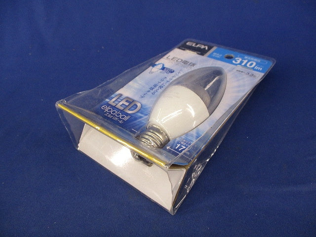 LED電球 シャンデリア球形 E17(昼光色)(新品未開封) LDC4CD-E17-G350
