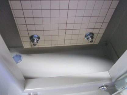 キャビネット(ライトベージュ)傷・汚れ有 B12-23