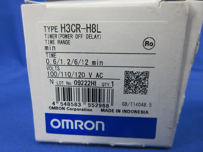 ソリッドステート・タイマ 100/110/120VAC H3CR-H8L