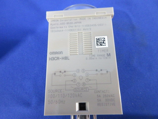 ソリッドステート・タイマ 100/110/120VAC H3CR-H8L