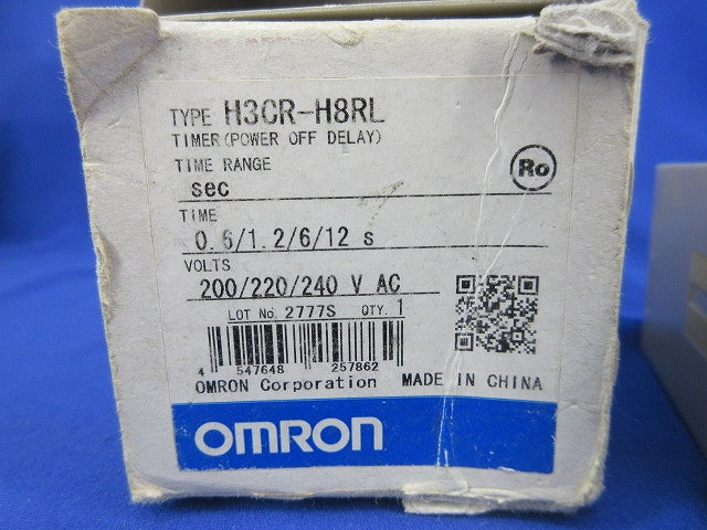 ソリッドステート･タイマ 200/220/240VAC H3CR-H8RL