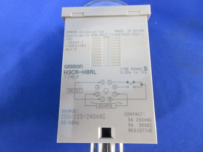 ソリッドステート･タイマ 200/220/240VAC H3CR-H8RL