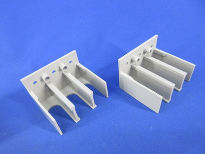 ブレーカー用表面形端子カバー(2セット入)(ライトグレー) TMC-1