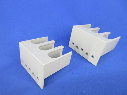 ブレーカー用表面形端子カバー(2セット入)(ライトグレー) TMC-1