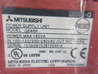 シーケンサ 電源二重化用電源ユニット(新品未開封) Q64RP