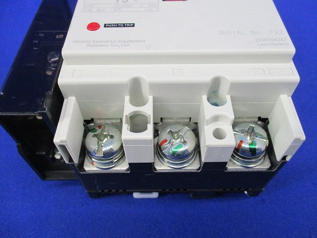 配線用遮断器(3P3E75A) アラームスイッチ付 S-100ECAL