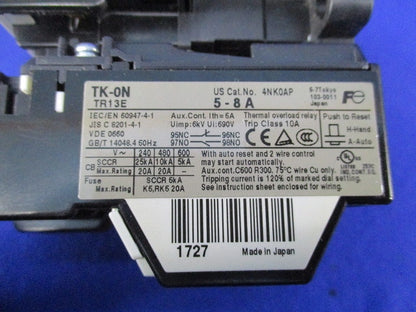 電磁開閉器200V SC-0+TK-0N