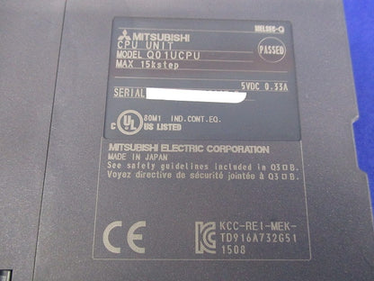 シーケンサCPUユニット Q01UCPU