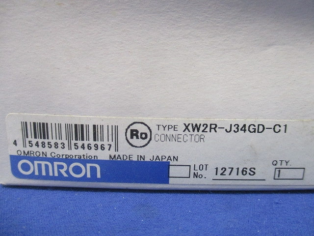 PLC接続タイプコネクタ端子台変換ユニット(新品未開梱) XW2R-J34GD-C1