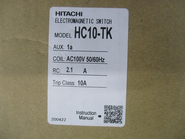 標準形電磁接触器(非可逆形) HC10-TK
