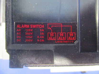 サーキットブレーカ3P3E60A(アラームスイッチ付) NV125-CVF