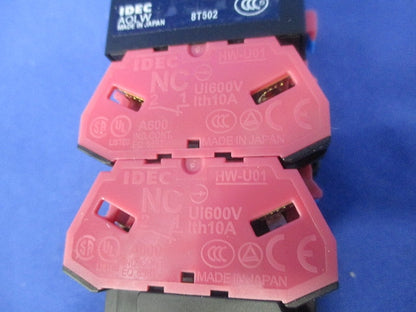 照光押ボタンスイッチ φ22 TWシリーズ 突形 オルタネイト形 AOLW22622DPW