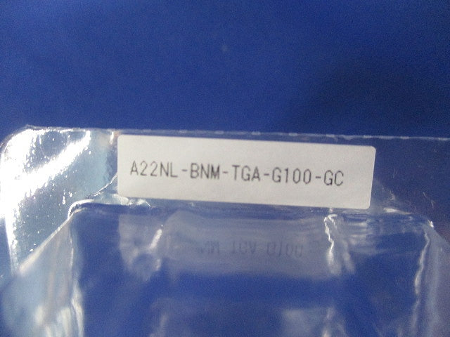 押ボタンスイッチ 緑クリア ねじ端子台 ON-OFFスイッチ ｂ接点 A22NL-BNM-TGA-G100-GC