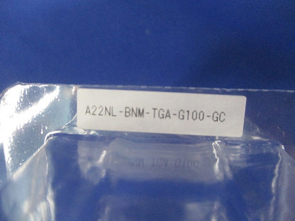 押ボタンスイッチ 緑クリア ねじ端子台 ON-OFFスイッチ ｂ接点 A22NL-BNM-TGA-G100-GC