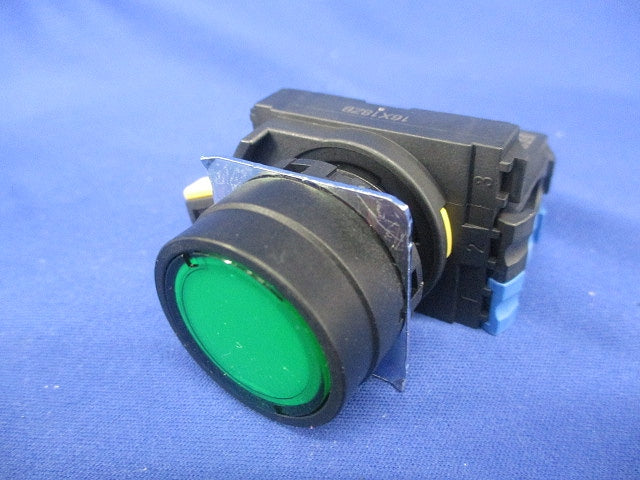 押ボタンスイッチ 緑クリア ねじ端子台 ON-OFFスイッチ ｂ接点 A22NL-BNM-TGA-G100-GC