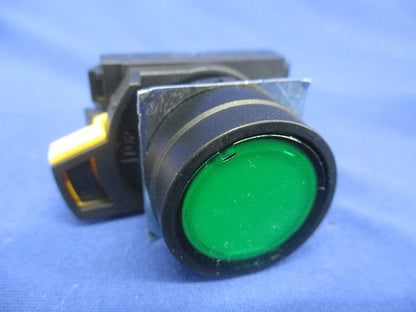 押ボタンスイッチ 緑クリア ねじ端子台 ON-OFFスイッチ ｂ接点 A22NL-BNM-TGA-G100-GC