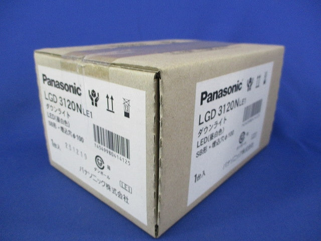 LEDダウンライトφ100(昼白色)(新品未開梱) LGD3120NLE1