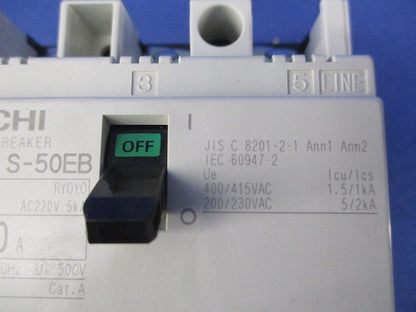 配線用遮断器3P3E20Aアラームスイッチ付 S-50EBAL