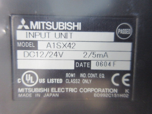 DC入力ユニット A1S×42