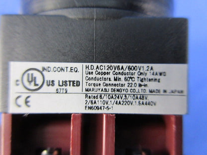 平形押しボタンスイッチ(付属品無) A30PF22