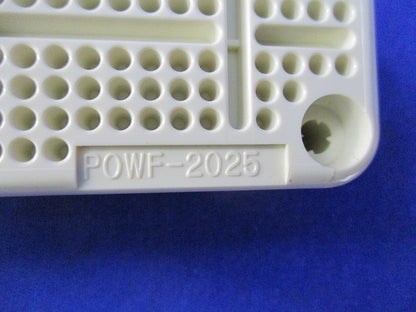 ポリ台・取付自在型(2個入)(ホワイト)(未使用品)(変色有) POWF-2025
