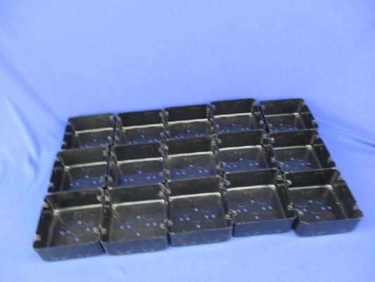 大四角深型アウトレットボックス(15個入)(キズ・汚れ有) OBL54B-L