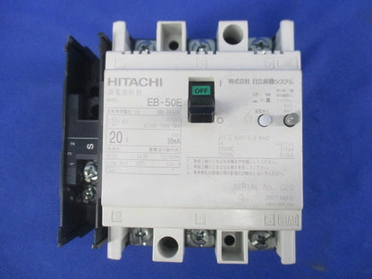 漏電遮断器3P3E20A(アラームスイッチ付) EB-50E