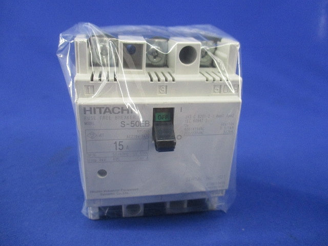 配線用遮断器3P3E15A(キズ・汚れ有) S-50EB