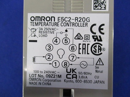 電子温度調節器(キズ・汚れ有) E5C2-R20G