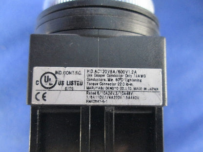 Φ30トランス付突形照光押しボタンスイッチ 赤 4個入 A30FT20010LE