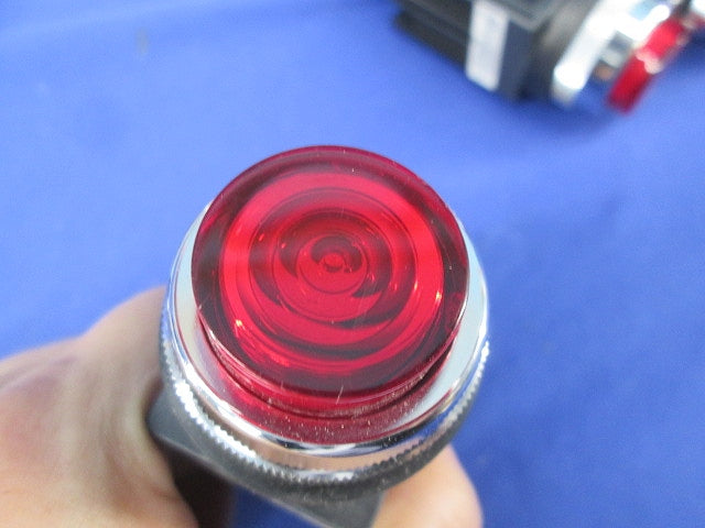 Φ30トランス付突形照光押しボタンスイッチ 赤 4個入 A30FT20010LE