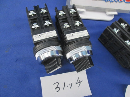 セレクタスイッチ 2ノッチ・3ノッチセット 混在4個入 A30SN322+A30SN333