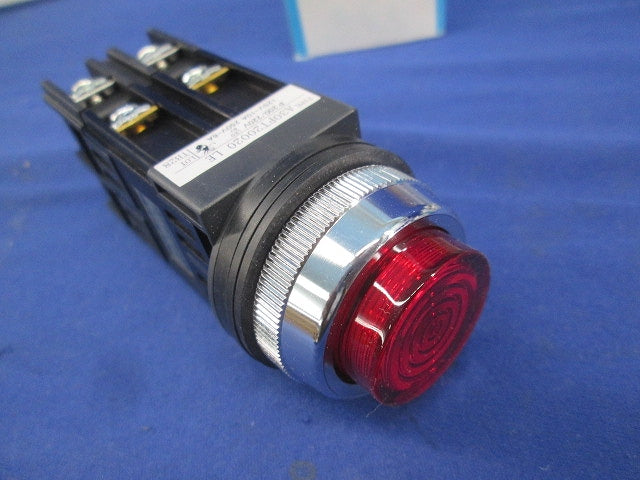 Φ30トランス付突形照光押しボタンスイッチ モメンタリ金属リング 2a A30FT20020RLE