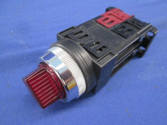 Φ30トランス付つまみ形 2ノッチ 照光セレクタスイッチ 手動復帰金属リング 赤 A30FST210011LE