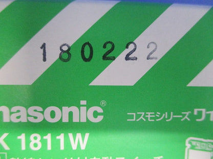 熱線センサ付自動スイッチ 壁取付 明るさセンサ･手動スイッチ付 ホワイト WTK1811W