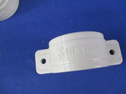 保温材付ドレンパイプ用両サドル(40個入) MDPB-25