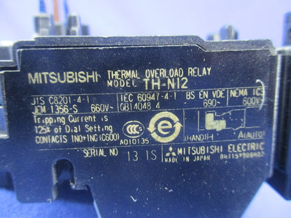 サーマルリレー1.7A TH-N12