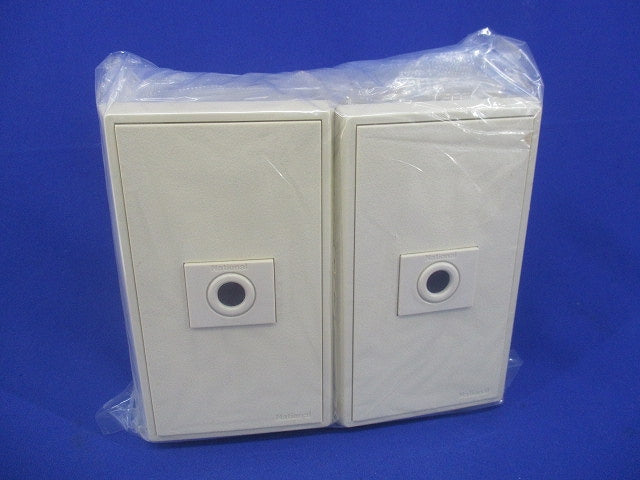 BL電話線プレート(10枚入)(ミルキーホワイト)National WN7181W