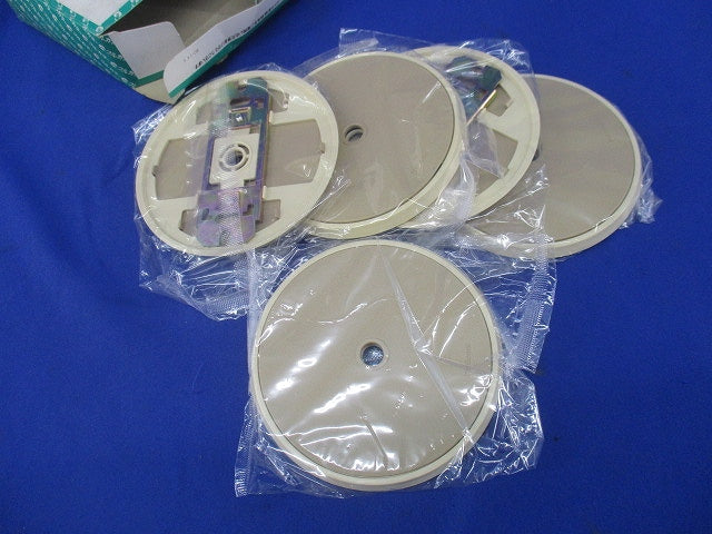 BL丸型電話線プレート(5枚入)(ダークベージュ)National WN7180