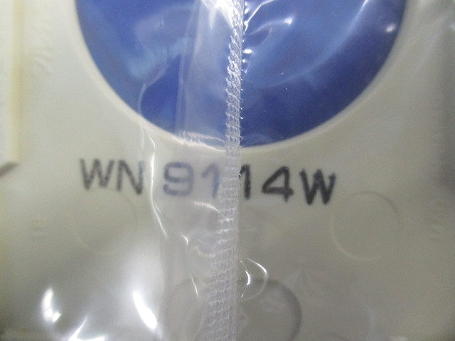 BL埋込φ41コンセントプレート(9個入)ミルキーホワイト(色褪せ有) WN9114W