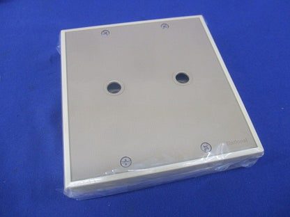 プラス2連電話線プレート(4個入)ダークベージュ(キズ・汚れ有) WN7382