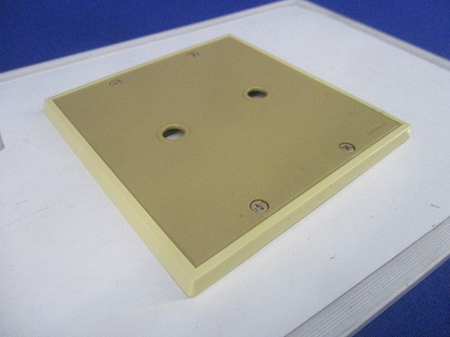 プラス2連電話線プレート(4個入)ダークベージュ(キズ・汚れ有) WN7382