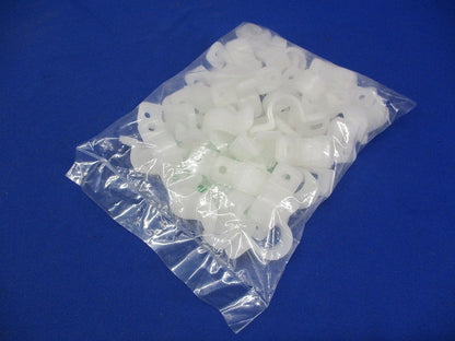 両サドル ビス2本止めタイプ PE製 50個入 LST-16P-50