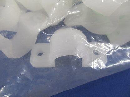 両サドル ビス2本止めタイプ PE製 50個入 LST-16P-50