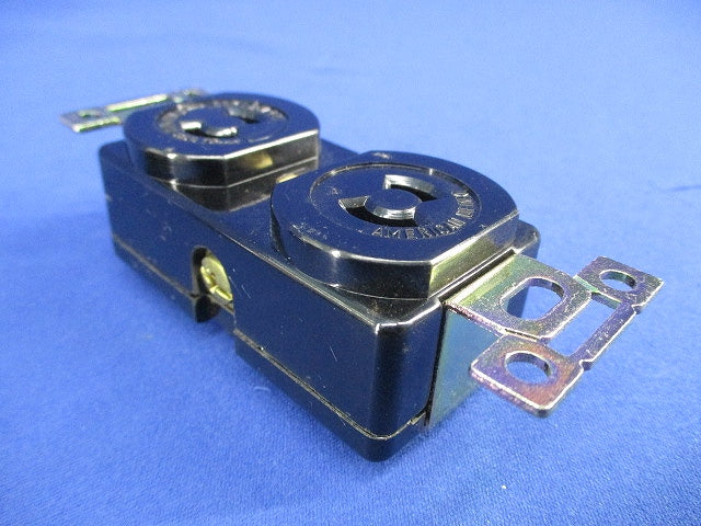 引掛形 複式埋込コンセント(4個入) 2110D-BL