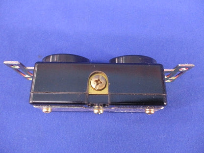 引掛形 複式埋込コンセント(4個入) 2110D-BL