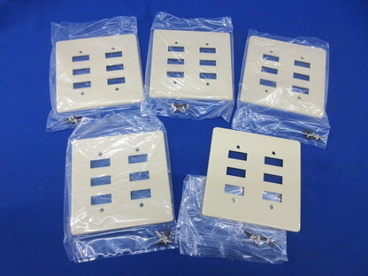 ハイ角連用6コ用プレート(スイッチカバーネジ付)(5枚入)National 型番不明