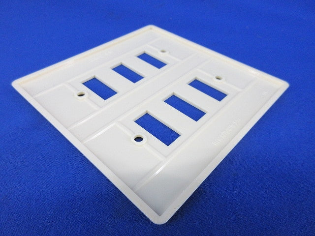 ハイ角連用6コ用プレート(スイッチカバーネジ付)(5枚入)National 型番不明