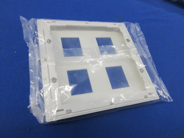 コンセントプレート4コ用(8個入)(ホワイト) WTF8004