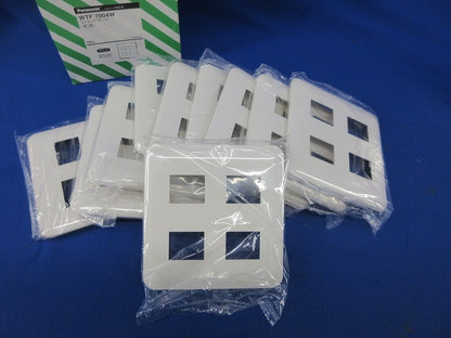 コンセントプレート4コ用(10枚入)(ホワイト) WTF7004